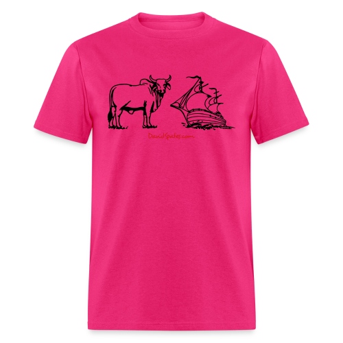 bullship outline - Men's T-Shirt