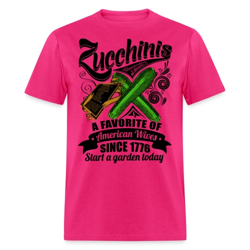 Zucchinis_PrintBlack - Men's T-Shirt