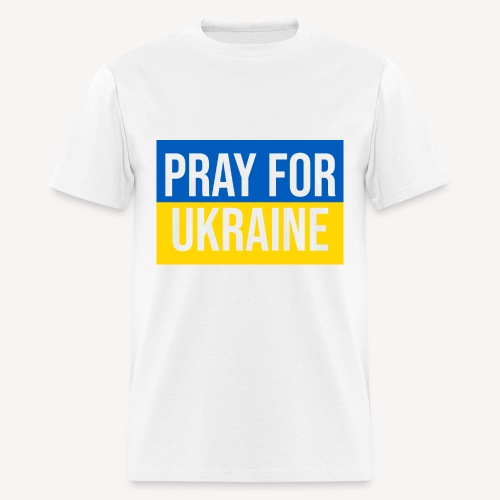PRAY FOR UKRAINE - Men's T-Shirt