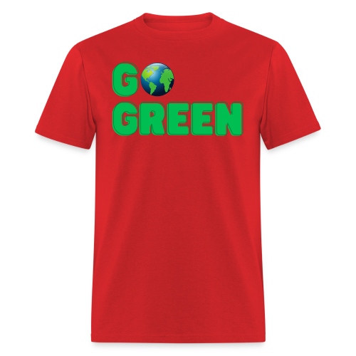GO Green | Planet Earth Globe - Men's T-Shirt