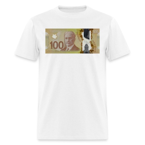 100 Canadian Dollar Bill - Men's T-Shirt