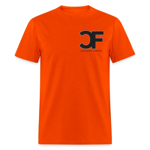 CF Black Logo Original w Chicago Force - Men's T-Shirt