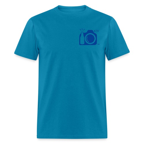 BlueTranspartent ATX Intitials png - Men's T-Shirt
