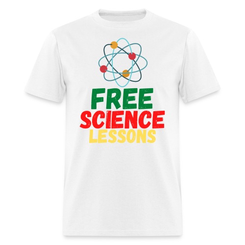 FREE SCIENCE LESSONS Atom Symbol - Men's T-Shirt