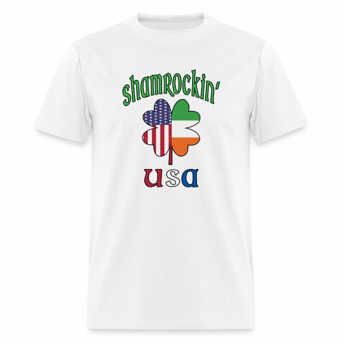 Shamrock USA Good Luck Four Leaf Clover St Paddy's - Men's T-Shirt