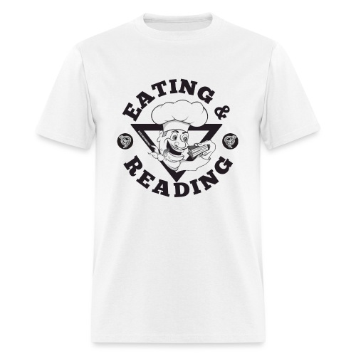 Eating&Reading-Artwork - Men's T-Shirt