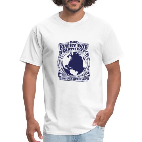 Make every day Earth Day. NAVY - Men's T-Shirt