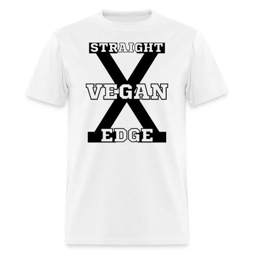X Vegan Straight Edge - Men's T-Shirt