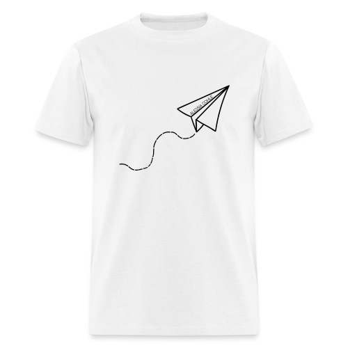 Travel - Paper Plane (black) - Men's T-Shirt