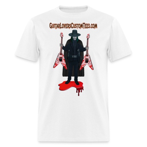 Vendetta by GuitarLoversCustomTees png - Men's T-Shirt