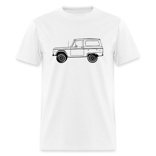 Bronco Truck Line Art Men's T-Shirt - Men's T-Shirt