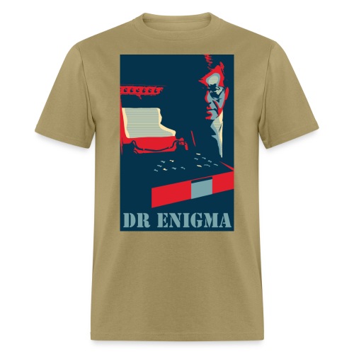 Dr Enigma+Enigma Machine - Men's T-Shirt