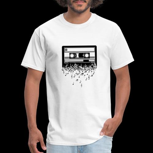Music Notes Cassette Tape - Men's T-Shirt