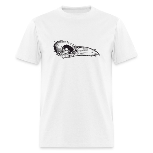 Bird Skull Illustration Vintage Steampunk Style - Men's T-Shirt