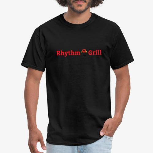 Rhythm Grill word logo - Men's T-Shirt