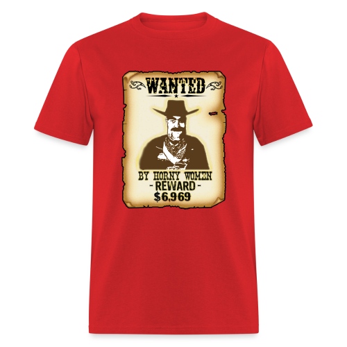 Cowboy Ox-Mad Wanted Poster! - Men's T-Shirt