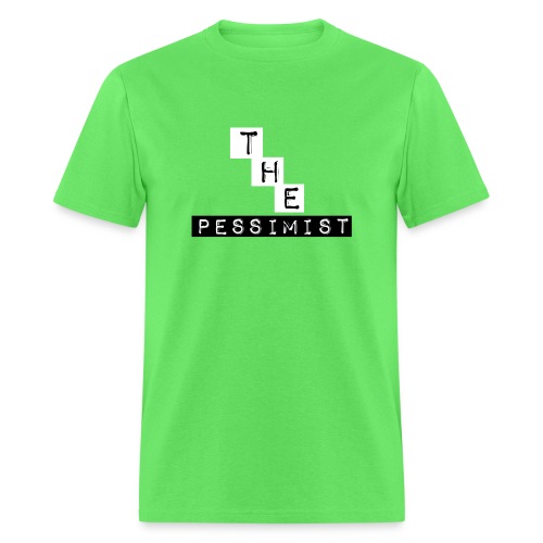 The Pessimist Abstract Design - Men's T-Shirt