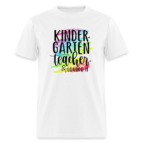 Kindergarten Teacher & Loving It Teacher T-Shirts - Men's T-Shirt