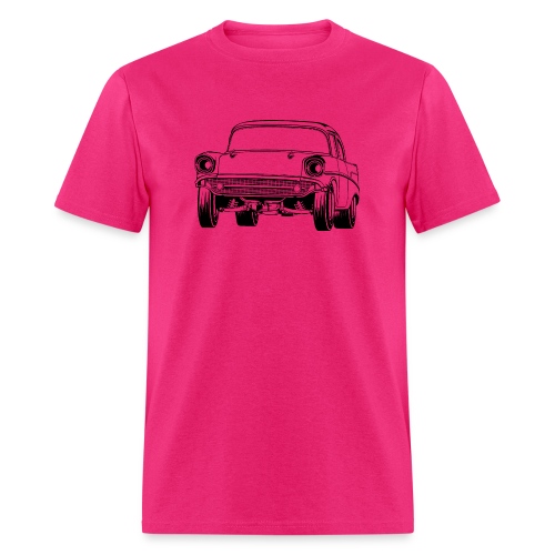 Gasser Up 1957 Chevy Drag Car - Men's T-Shirt