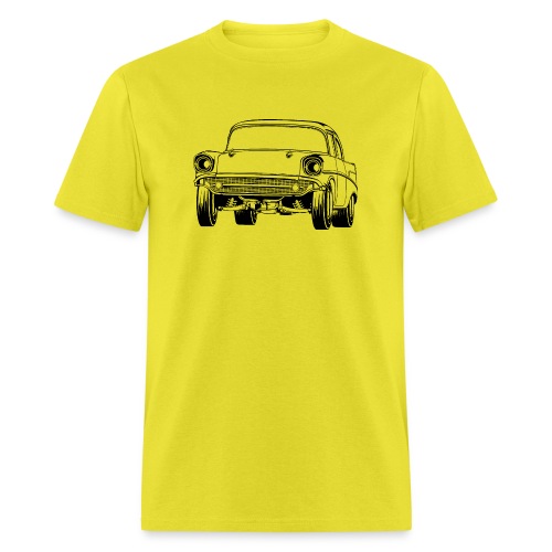 Gasser Up 1957 Chevy Drag Car - Men's T-Shirt