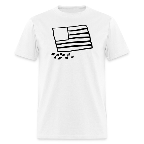 whiteonblackflag - Men's T-Shirt