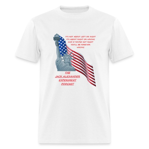 Liberty right wrong - Men's T-Shirt
