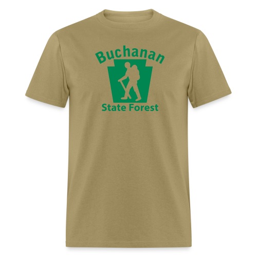 Buchanan State Forest Keystone Hiker male - Men's T-Shirt