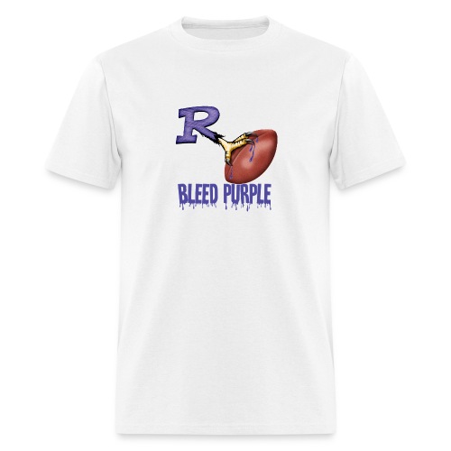 ravens r bleed shirt png - Men's T-Shirt