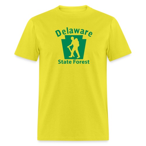 Delaware State Forest Keystone Hiker male - Men's T-Shirt