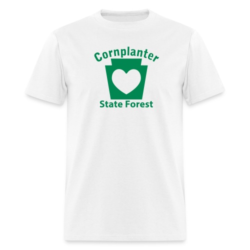 Cornplanter State Forest Keystone Heart - Men's T-Shirt