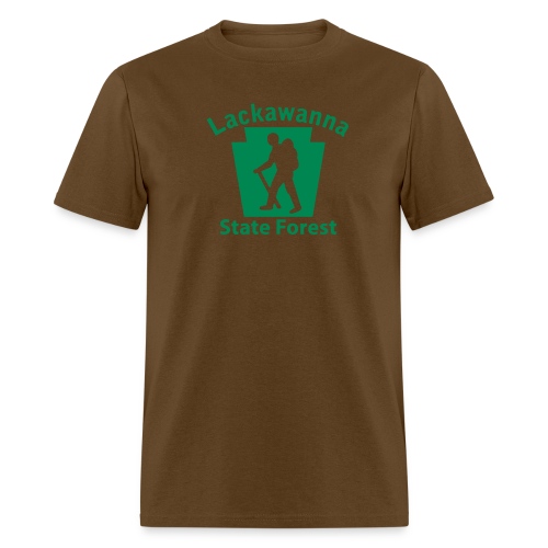Lackawanna State Forest Keystone Hiker male - Men's T-Shirt
