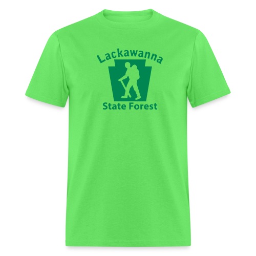 Lackawanna State Forest Keystone Hiker male - Men's T-Shirt