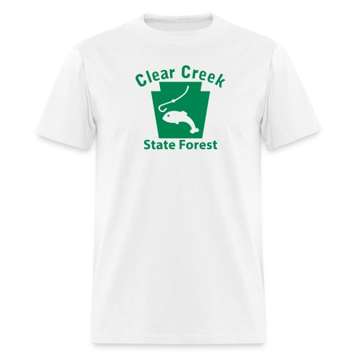 Clear Creek State Forest Fishing Keystone PA - Men's T-Shirt