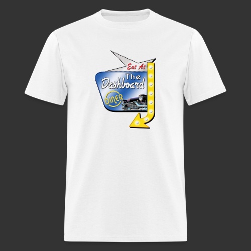 The Dashboard Diner Square Logo - Men's T-Shirt