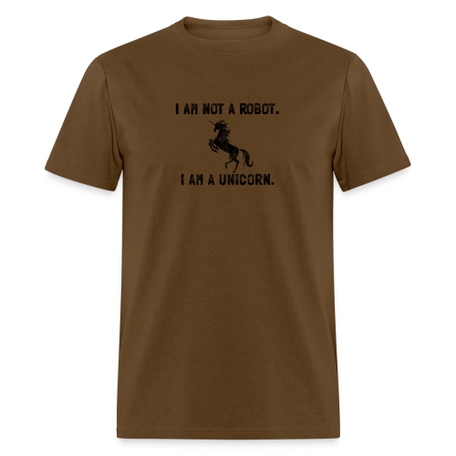 unicorn tall black - Men's T-Shirt