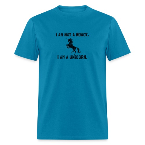 unicorn tall black - Men's T-Shirt