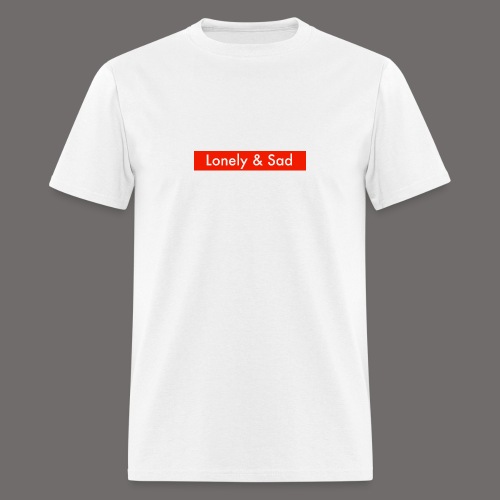 Lonely & Sad Box Logo - Men's T-Shirt