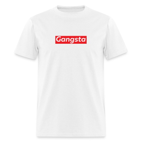 Gangsta red box logo - Men's T-Shirt