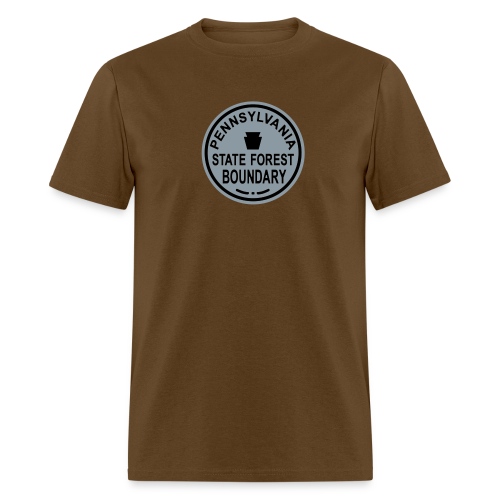PA State Forest Boundary - Men's T-Shirt