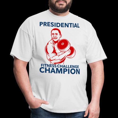 Presidential Fitness Challenge Champ - Obama - Men's T-Shirt