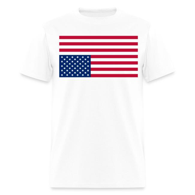 Randall Tees Upside Down American Flag Mens T Shirt