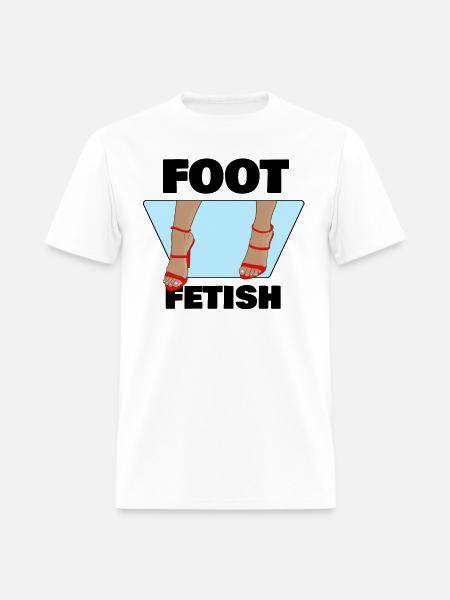 FOOT FETISH - Men's T-Shirt - white