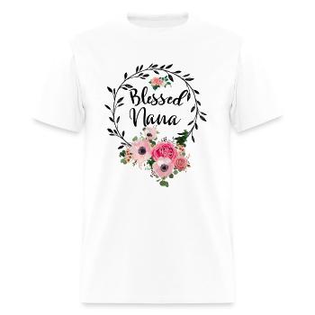 Cadeau de la fête des mères de Nana béni - T-shirt Homme - blanc - Devant - Jose (178cm)