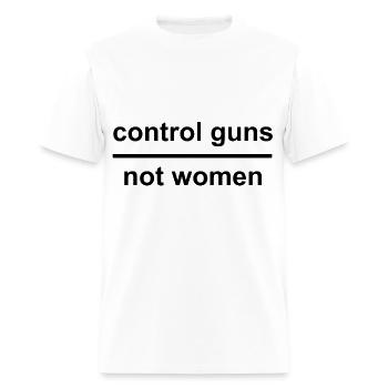 les armes de contrôle ne sont pas des femmes des armes classiques - T-shirt Homme - blanc - Devant - Jose (178cm)