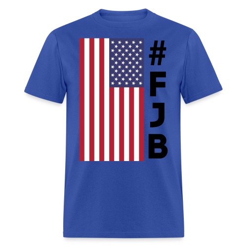 FJB Fuck Joe Biden Pro America USA Flag - Men's T-Shirt