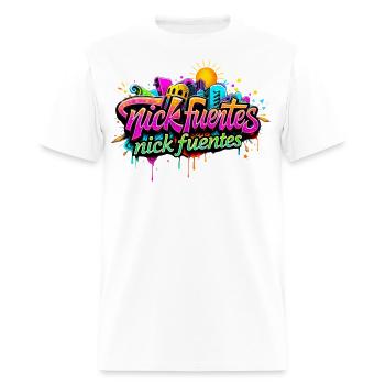 Nick Fuentes! Nick Fuentes! - Men's T-Shirt - white - Front - Jose (178cm)