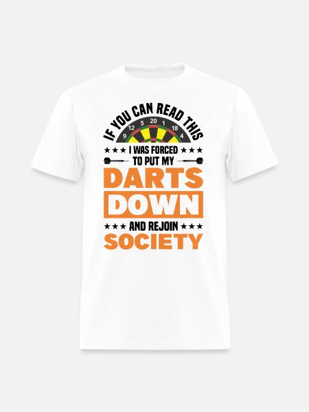 Darts Dart Player - Men's T-Shirt - white