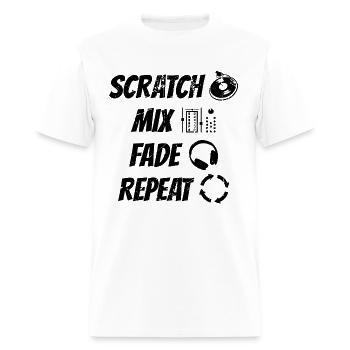 Funny DJ Quote - Men's T-Shirt - white - Front - Jose (178cm)