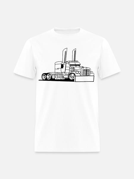 Comic style truck - Men's T-Shirt - white