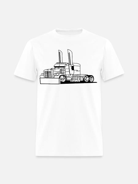 Comic style truck - Men's T-Shirt - white